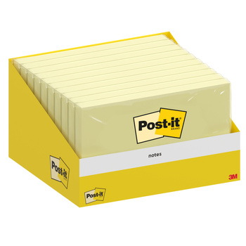 KARTECZKI POST-IT 76x127mm ŻÓŁTE (100)