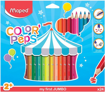 Kredki Maped Color'Peps Jumbo Early Age 24 kolory