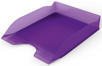 Półka na dokumenty Durable Basic A4 transparentna fioletowa