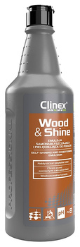 Emulsja CLINEX Wood&Shine, samonabłyszczająca i pielęgnująca podłogi 1l