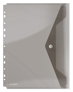 Teczka kopertowa wpinana Donau A4 dymna