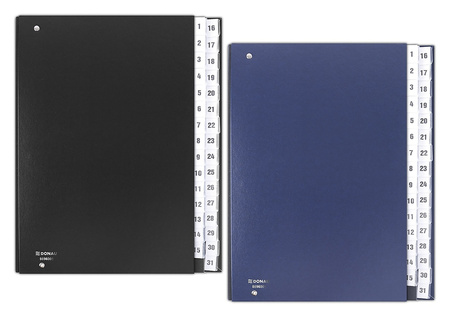 Teczka korespondencyjna Donau A4 1-31 granatowa