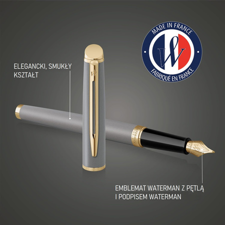 Pióro wieczne Waterman Hémisphere GT Stone Grey