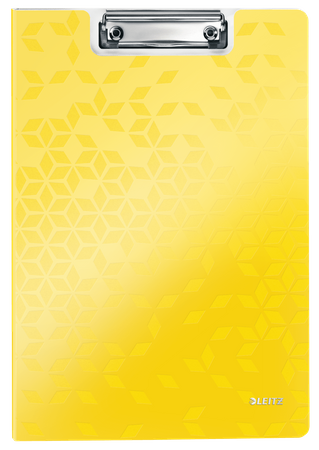Teczka z klipem Leitz Wow A4 żółta