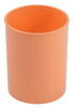 Pojemnik na długopisy DONAU LIFE, pastel, 95x75mm, okrągły, pomarańczowy