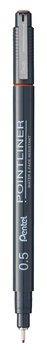 Cienkopis Pentel PointLiner 0.5mm miedziany