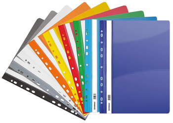 Skoroszyt wpinany Donau A4 PCV niebieski (10)