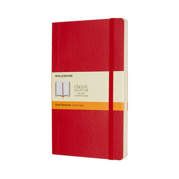 Notatnik Moleskine Classic L (13x21cm) linia czerwony