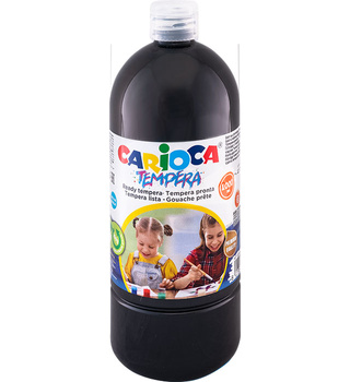 Farba tempera Carioca 1000ml czarna