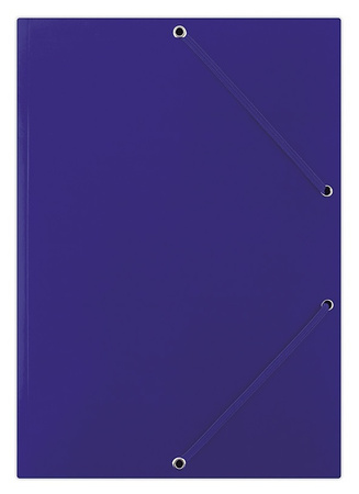 Teczka kartonowa z gumką Donau A4/400g żółta