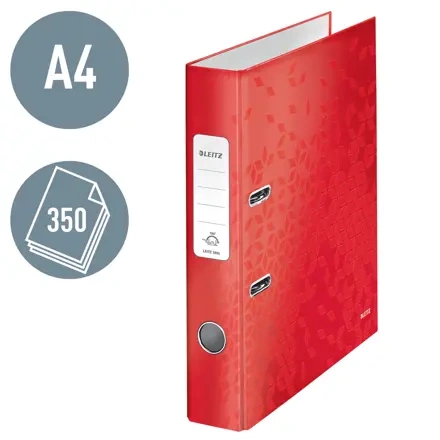 Segregator Leitz 180° Wow A4/50mm czerwony