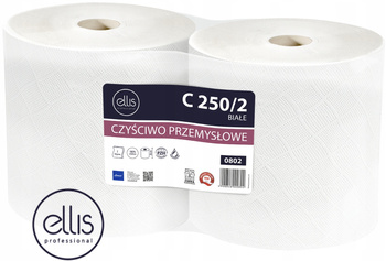 Czyściwo w rolce Ellis 240m 2w celuloza białe (2)