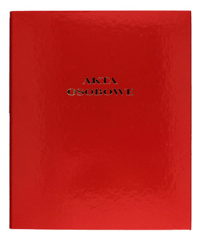 Teczka do akt osobowych Barbara A4/32mm 2R czerwona