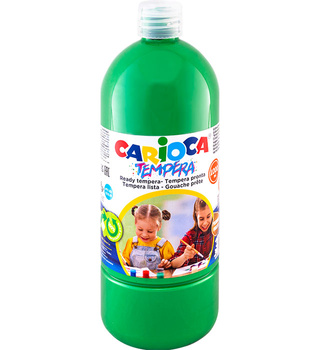 Farba tempera Carioca 1000ml zielona