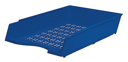 Szufladka na biurko DONAU, polistyren, A4, ażurowa, bordowa