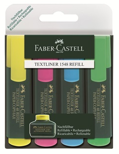 ZAKREŚLACZE FABER-CASTELL 48 4 KOLORY