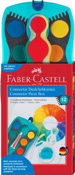 Farby akwarelowe Faber-Castell Connector 12 kolorów