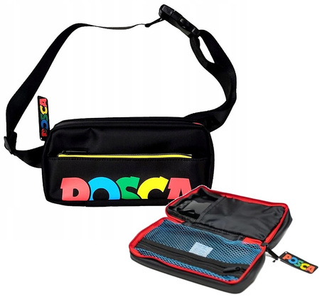 Saszetka z paskiem Uni POSCA czarna