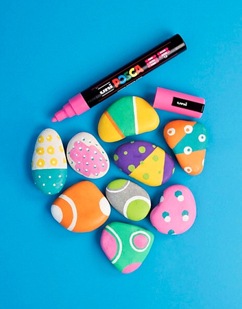 Markery z farbą plakatową Uni POSCA PC-5M 16 kolorów