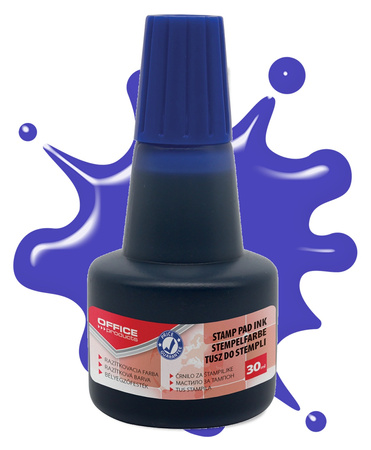 Tusz do pieczątek Office Products 30ml czarny
