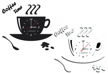 Zegar ścienny Esperanza Florence 3D biały