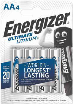 Baterie Energizer Ultimate Lithium AA LR6 1.5V (4)