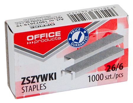 Zszywki Office Products 26/6 (1000)