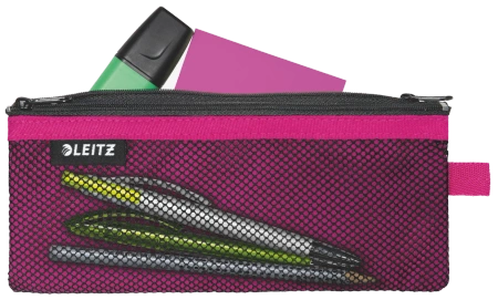 Saszetka Leitz Wow 8.5x21cm 2 kieszonki różowa