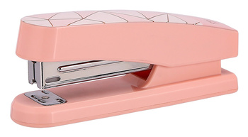 Zszywacz Deli Macaron różowy