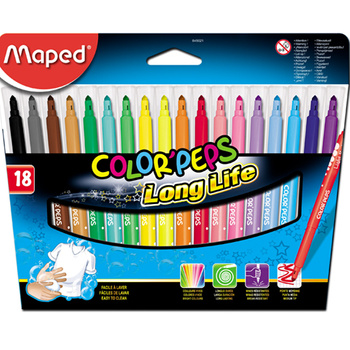 FLAMASTRY MAPED COLORPEPS 18 KOLORÓW