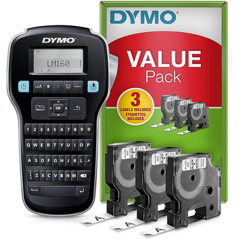 Drukarka etykiet Dymo LabelManager 160 + 3 taśmy