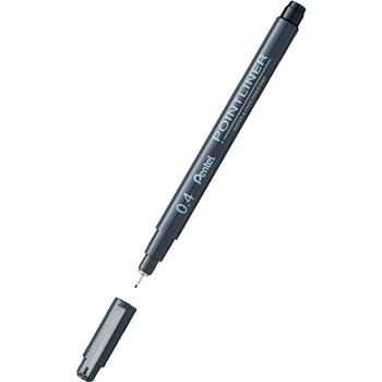 Cienkopis Pentel PointLiner 0.4mm czarny