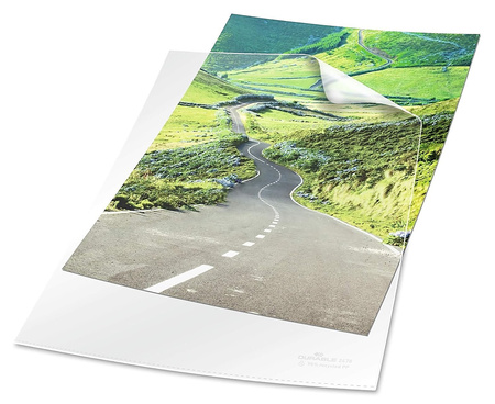 Obwoluty Durable A4/100µm Typ L krystaliczne (100)