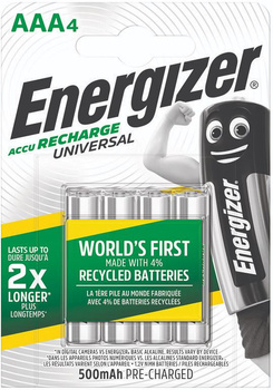 Akumulatorki Energizer Universal AAA HR3 500mAh (4)