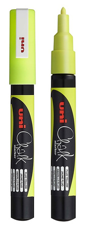 Marker kredowy Uni Chalk PWE-3MS żółty