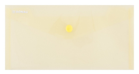 Teczka kopertowa Donau DL żółta