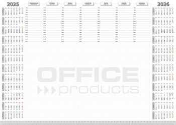 Biuwar na biurko Office Products 594x420mm 2025/2026