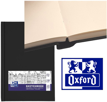 Szkicownik Oxford Sketchbook A6/96k czarny