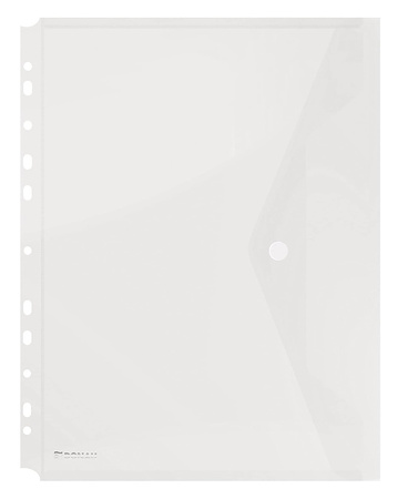 Teczka kopertowa wpinana Donau A4 transparentna