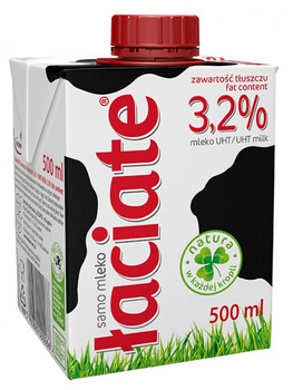 Mleko UHT Łaciate 0.5L 3.2%