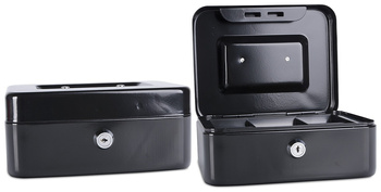 Kasetka na pieniądze Donau 200x90x160mm czarna