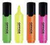 Zakreślacz fluorescencyjny OFFICE PRODUCTS, 2-5mm (linia), 4szt., mix kolorów