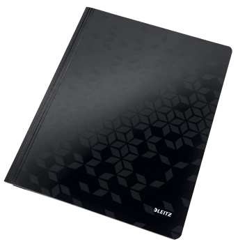 Skoroszyt kartonowy Leitz Wow A4 czarny