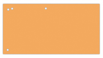 Przekładki kartonowe Office Products 1/3 A4 pomarańczowe (100)