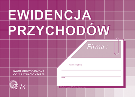 EWIDENCJA PRZYCHODÓW A5