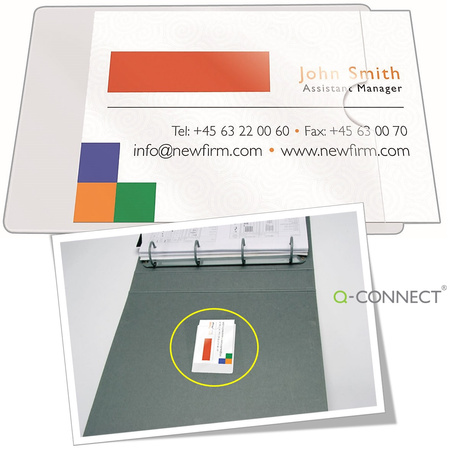 Kieszenie samoprzylepne Q-Connect 60x95mm (10)