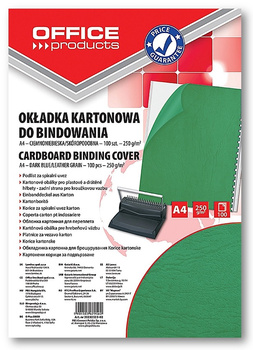 Okładki do bindowania Office Products Delta A4 skóropodobne zielone (100)