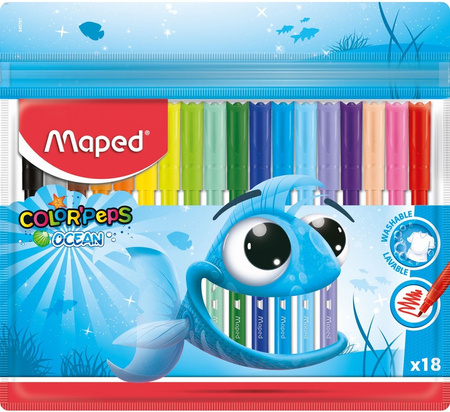 FLAMASTRY MAPED COLORPEPS OCEAN 18 KOLORÓW