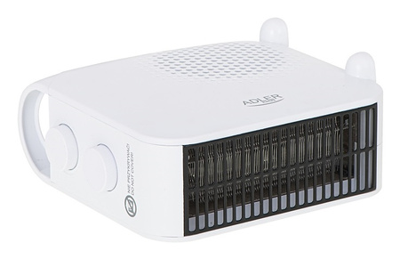 Termowentylator ADLER AD 7725w, z regulacją siły nadmuchu, biały