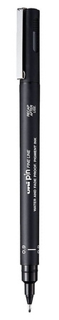Cienkopis kreślarski Uni Pin-200 0.9mm czarny
